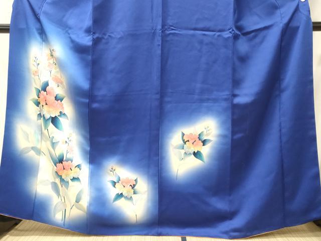 平和屋着物■訪問着 草花文 暈し染め 金彩 正絹 逸品 CABJ6827oy