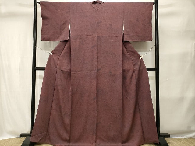 平和屋着物■上質な小紋 作家物 冊子草花文 正絹 逸品 CABI8371ev