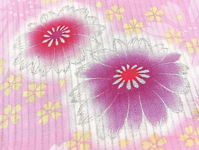 平和屋着物■浴衣 まとめて 45点 蝶 紫陽花 花柄 ラメ 綿紅梅 注染 暈し染め など 着用可能多数 未使用品あり mmm1270