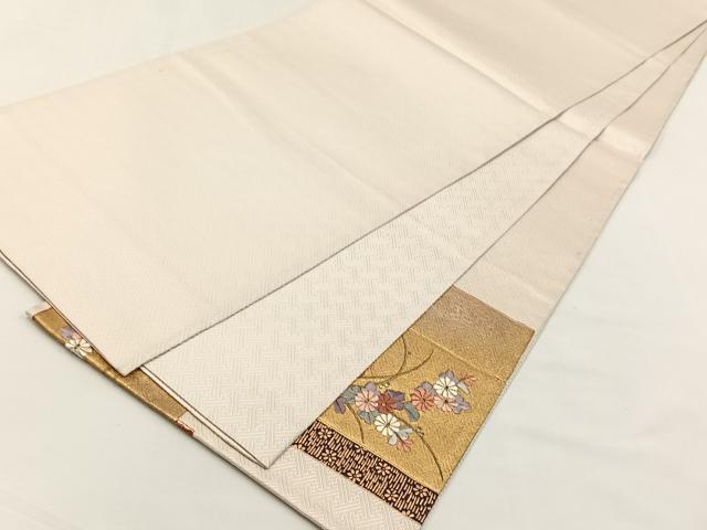 平和屋着物◎西陣 太鼓柄袋帯 総刺繍 綴れ 歌舞伎 証紙付き 正絹 逸品 CABJ6155yk