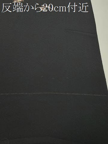 平和屋着物●付下げ 反物 総刺繍 宝尽くし 紫黒色 金糸 丹後ちりめん 着尺 逸品 未使用 CABJ1407ju