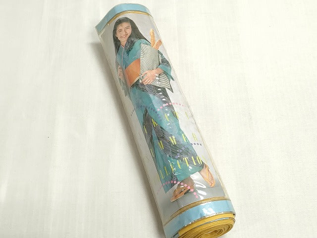 平和屋着物*夏物 浴衣 反物 着尺 注染 花うさぎ 綿 逸品 未使用 DABG9353we