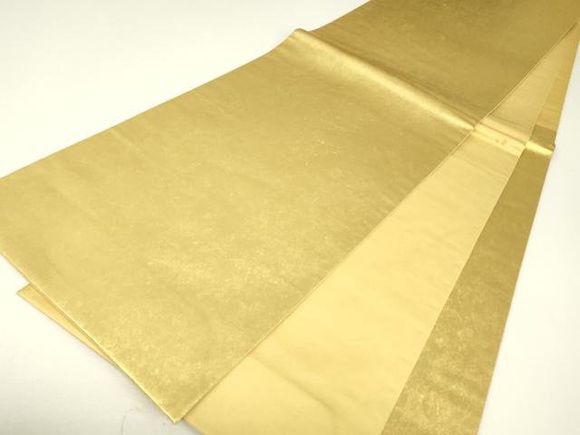 平和屋着物▼六通柄袋帯 霞文 引箔 正絹 逸品 DABH6488az