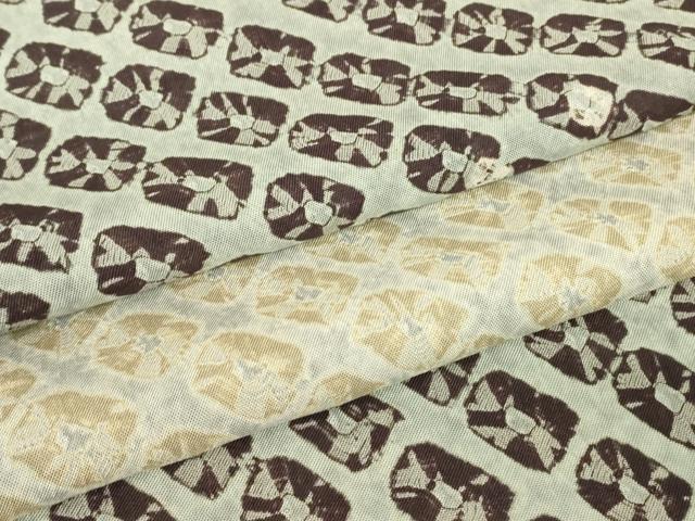 平和屋着物▽上質な小紋 単衣 蜘蛛絞り 正絹 逸品 DABH6554az