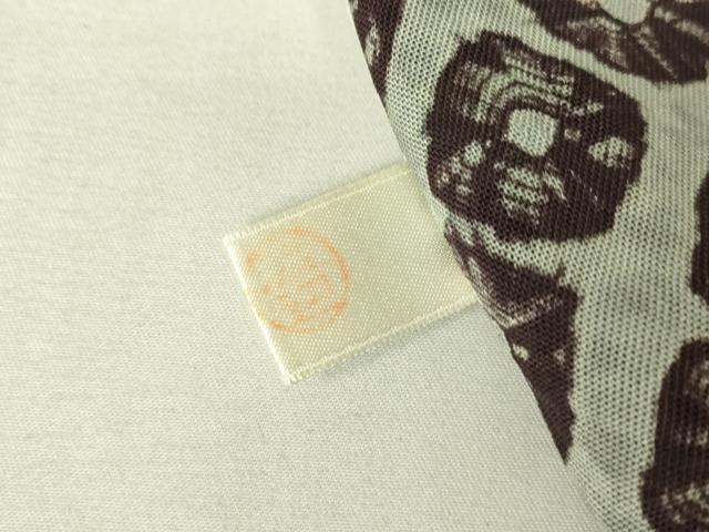 平和屋着物▽上質な小紋 単衣 蜘蛛絞り 正絹 逸品 DABH6554az