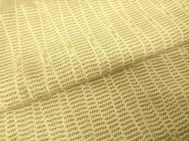 平和屋着物▽上質な紬 単衣 立涌文 正絹 逸品 DABH6596az