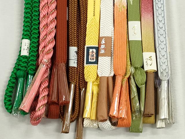 平和屋着物●和装小物 帯締め10本セット 高麗組 唐組 礼装用 金糸 逸品 未使用 CABJ3971qe