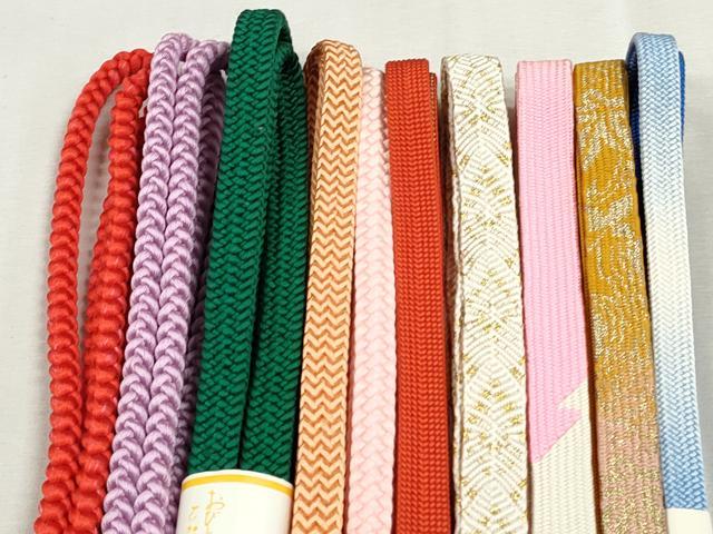 平和屋着物●和装小物 帯締め10本セット 高麗組 唐組 礼装用 金糸 逸品 未使用 CABJ3975qe