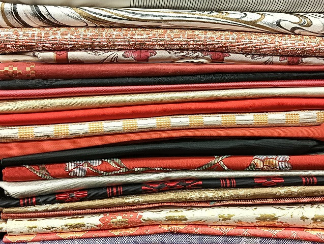 平和屋着物■名古屋帯 まとめて100点 人物 風景 更紗 花柄 手描き 駒刺繍 金彩 金銀糸 など 着用可能多数 未使用品あり 全て正絹 mmm1334