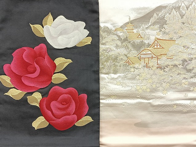 平和屋着物■名古屋帯 まとめて100点 人物 風景 更紗 花柄 手描き 駒刺繍 金彩 金銀糸 など 着用可能多数 未使用品あり 全て正絹 mmm1334