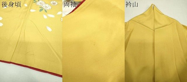 平和屋着物●豪華振袖 駒刺繍 舞桜 暈し染め 金彩 正絹 逸品 DABH9916ps
