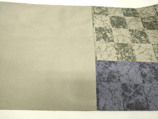平和屋着物▼六通柄袋帯 唐織 国風錦 吉祥花文 金銀糸 引箔 正絹 逸品 DABH6704az