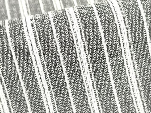 平和屋着物∴夏物 阿波しじら織 浴衣 間道 綿 逸品 未使用 DABI3409cd