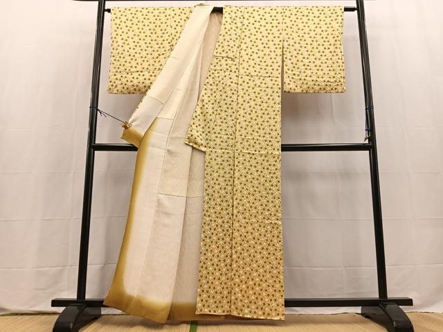 平和屋着物■上質な小紋 総絞り 正絹 逸品 BAAX9771yc