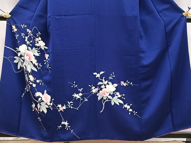 平和屋着物■訪問着 友禅 枝花文 正絹 逸品 BAAX9786yc