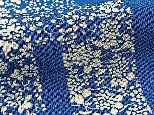 平和屋着物■上質な小紋 短冊花文 正絹 逸品 BAAX9804yc