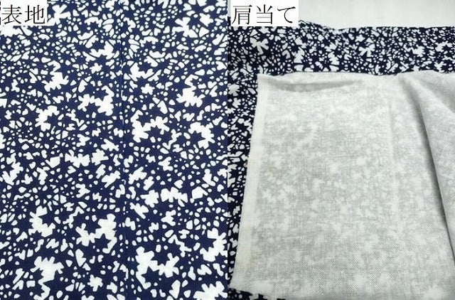 平和屋着物∴夏物 浴衣 注染 手縫い 枝花文 綿 逸品 CABJ0384ng