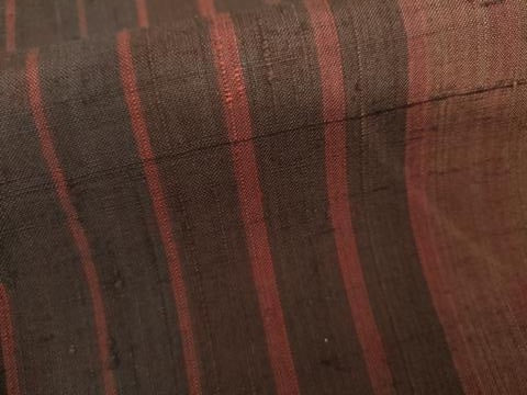 平和屋着物●上質な紬 間道 正絹 逸品 未使用 AABL0149cs