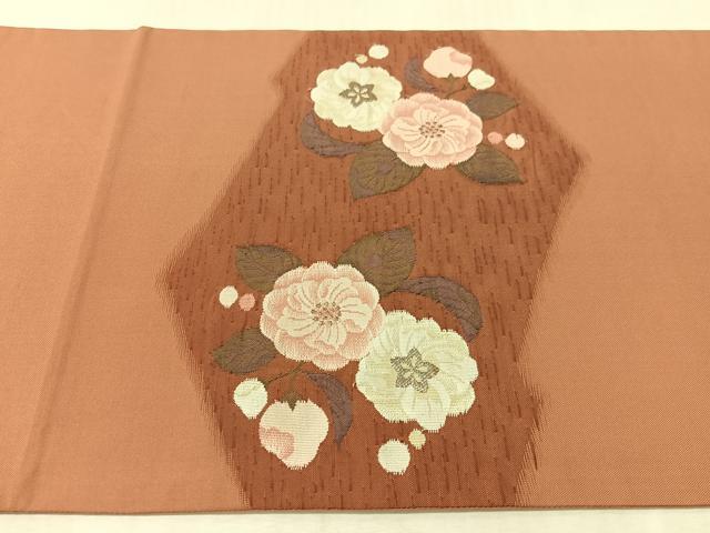平和屋着物●太鼓柄袋帯 辻が花 銀糸 正絹 逸品 CABK4581vp