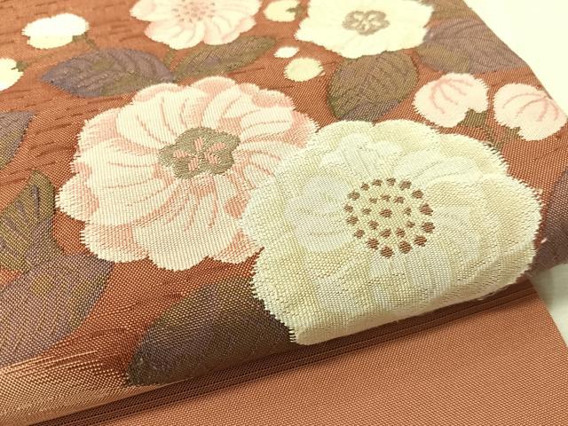 平和屋着物●太鼓柄袋帯 辻が花 銀糸 正絹 逸品 CABK4581vp
