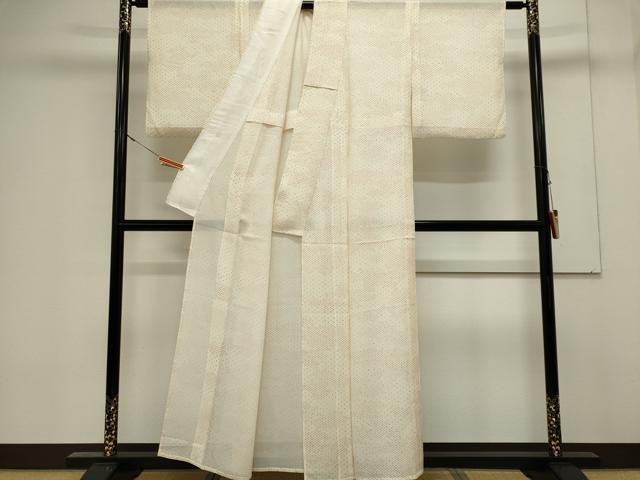 平和屋着物*夏物 小紋 絽 霞文 正絹 逸品 CABK0880ou