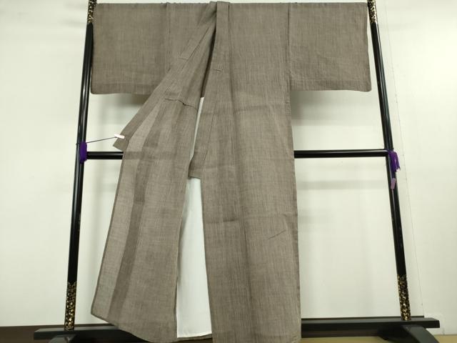 平和屋本店*極上 夏物 男性 本場小千谷ちぢみ キングサイズ 麻 縞 逸品 DZAA8076kh6