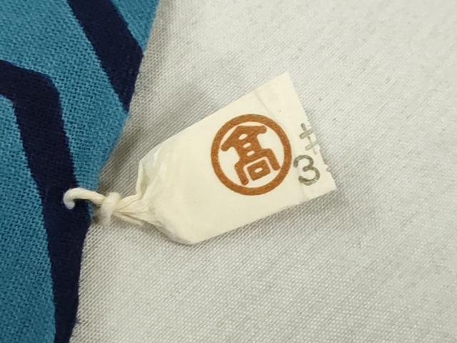 平和屋着物*夏物 浴衣 反物 着尺 注染 にわか面 高島屋扱い 綿 逸品 未使用 DABH3862zy