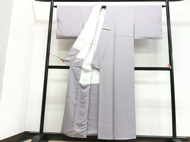 平和屋着物■上質な色無地 白藤色 正絹 逸品 未使用 CABJ8310xe