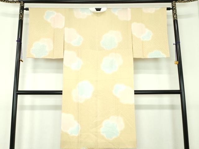 平和屋着物●上質な長襦袢 無双仕立て 舞桜 暈し染め 正絹 逸品 DABI6126ps