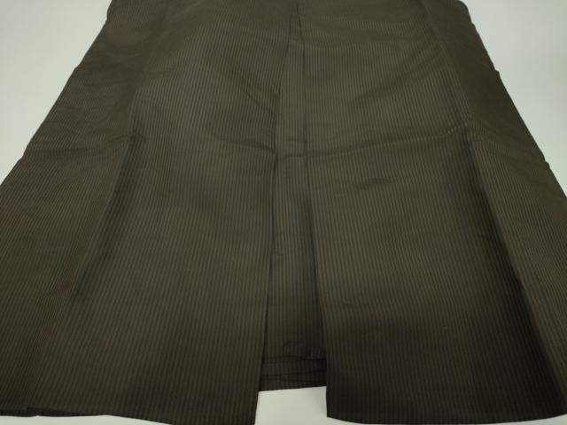 平和屋着物●男性 行灯袴 縞 正絹 逸品 DABI6128ps