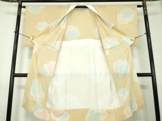 平和屋着物●上質な長襦袢 無双仕立て 舞桜 暈し染め 正絹 逸品 DABI6126ps