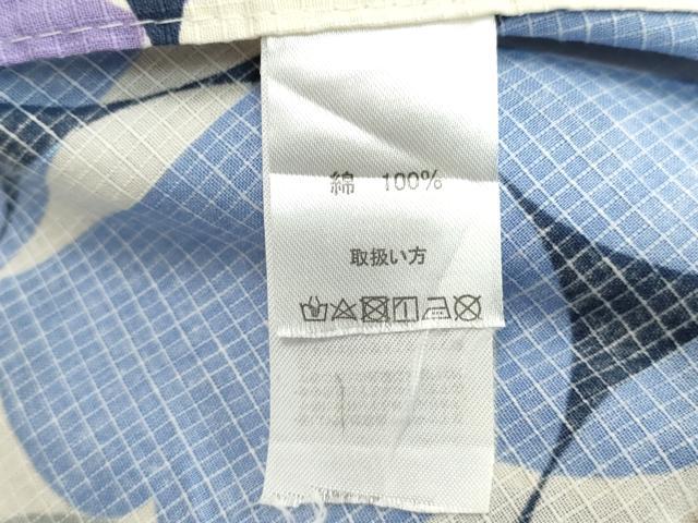 平和屋着物∴夏物 綿紅梅 浴衣 朝顔 逸品 DABI8687cd