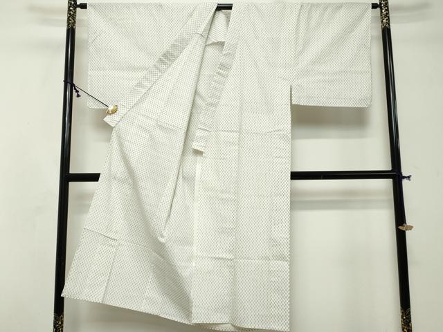 平和屋着物∴夏物 男性 小紋・浴衣兼用 絣文様 綿麻 逸品 DABI8661cd