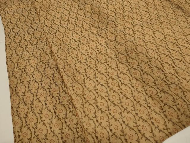 平和屋着物*夏物 小千谷ちぢみ 唐草文 麻 逸品 AABL2645jd