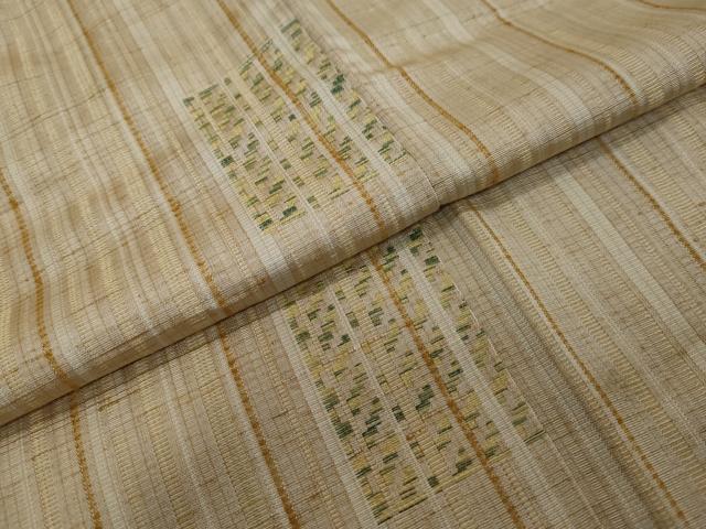 平和屋着物●上質な紬 箔散らし文 正絹 逸品 DABI9007ud