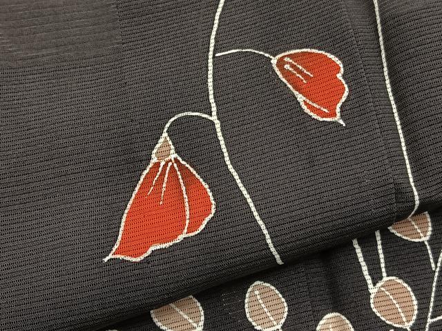 平和屋着物*夏物 訪問着 絽 枝花文 正絹 逸品 BAAY4198hv