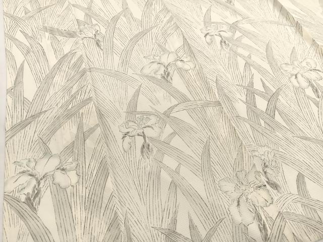 平和屋着物*夏物 小紋 絽 草花文 正絹 逸品 未使用 BAAY4210hv