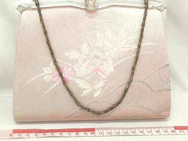 平和屋着物▼和装小物 和装バッグまとめて3点 ハンドバッグ クラッチ 佐賀錦 立波草花文 唐草花文 金銀糸 逸品 DABJ2001xg