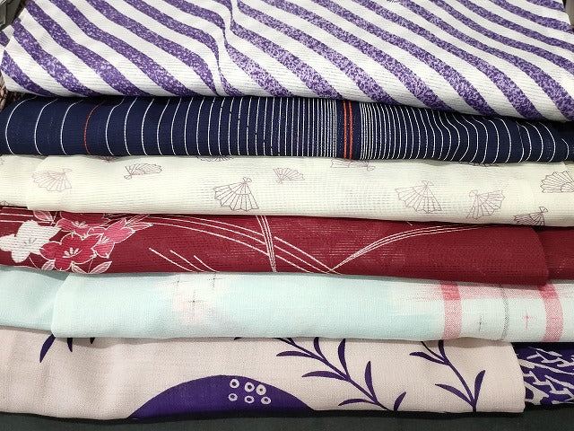 平和屋本店■夏物 小紋 絽 紗 洗える着物 まとめて20点 蝶 更紗 花柄 手描き 着用可能多数 se4210
