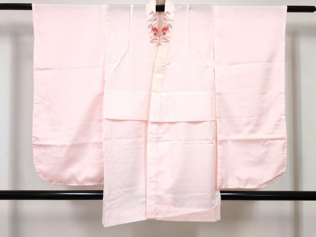 平和屋着物∵女の子 十三参り 子供 祝着・長襦袢(無双仕立て)・袋帯・小物セット 駒刺繍 渡橋舞蝶花車文 金彩 逸品 DABG3308ma