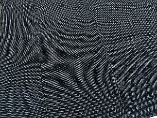 平和屋着物●男性 本塩沢 アンサンブル 蚊絣 正絹 逸品 BAAX9941yc