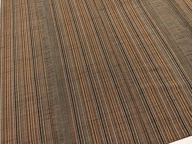 平和屋着物■上質な紬 縞 正絹 逸品 BAAX9976yc