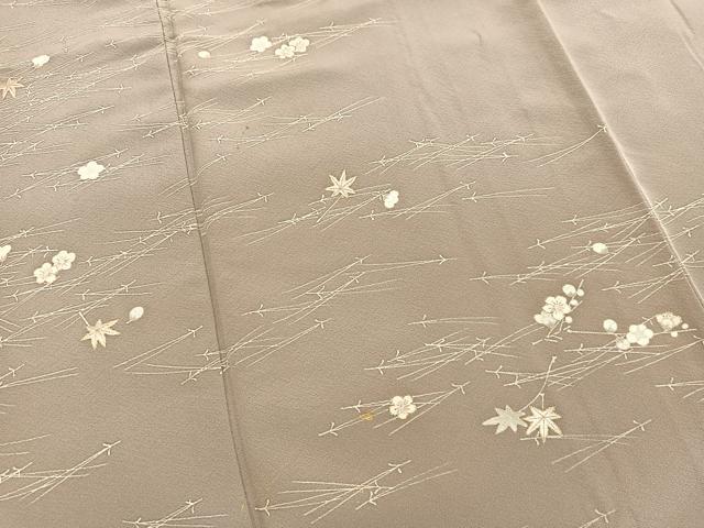 平和屋着物●訪問着 吹き寄せ文 金彩 正絹 逸品 BAAX9985yc