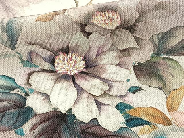 平和屋着物●藍墨作家 木田慎一 色留袖 手描き 遠山花文 暈し染め 正絹 逸品 BAAY5404yc