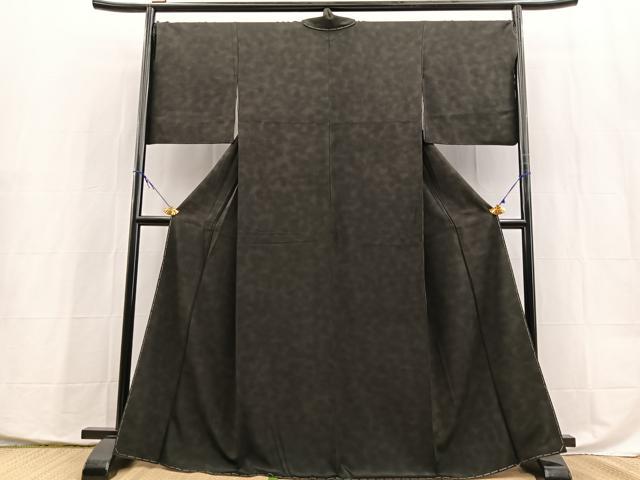 平和屋着物●上質な小紋 霞文 暈し染め 正絹 逸品 未使用 BAAX9993yc