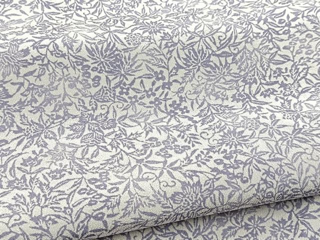 平和屋着物■上質な小紋 型染め 更紗花文 正絹 逸品 BAAY5419yc