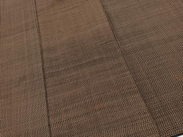 平和屋着物■男性 紬 幾何学文様 正絹 逸品 BAAY5432yc