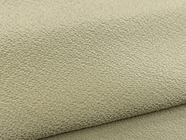 平和屋着物■上質な色無地 青白橡色 正絹 逸品 BAAY5424yc