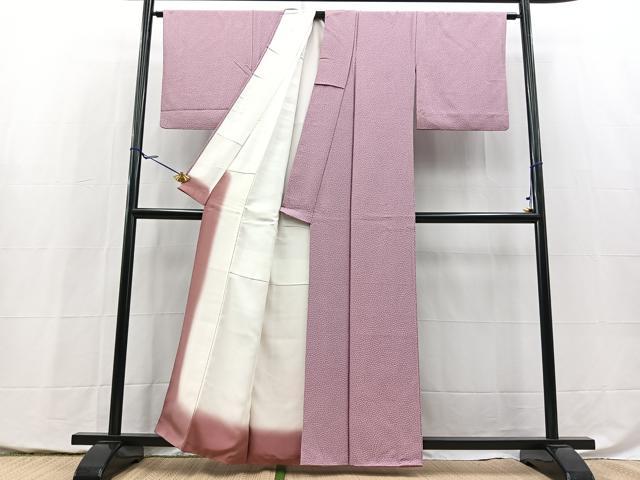 平和屋着物■上質な小紋 小花尽くし 正絹 逸品 BAAY5434yc