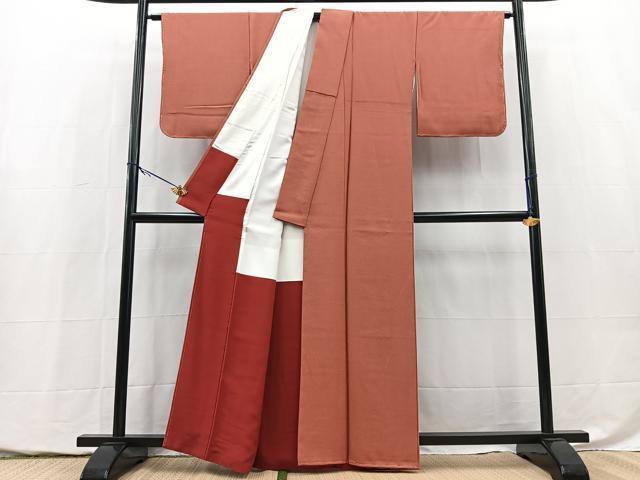 平和屋着物■江戸小紋 作家物 草木染 鮫小紋柄 正絹 逸品 未使用 BAAY5437yc